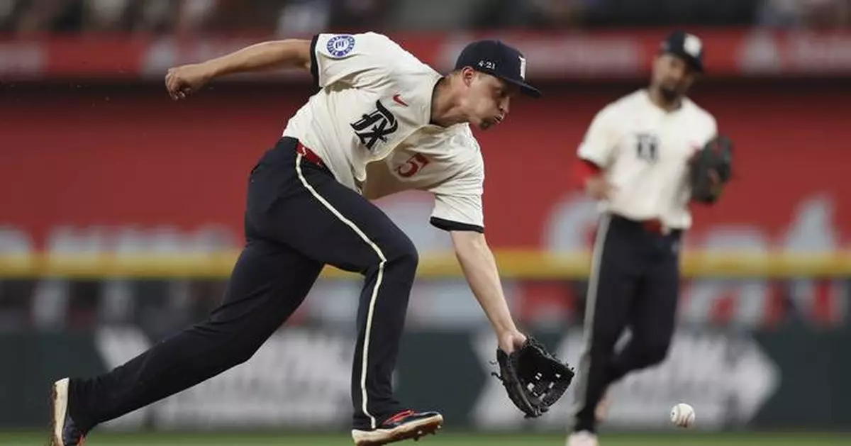 Seager hits 2-run double in 8th to get Rangers to .500 and hand MLB-best Tigers 5th loss in row
