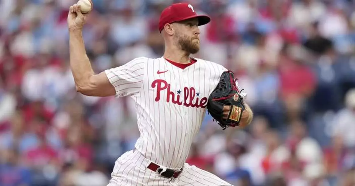 Wheeler strikes out 10 in 8 innings to lead Phillies past Padres 4-0