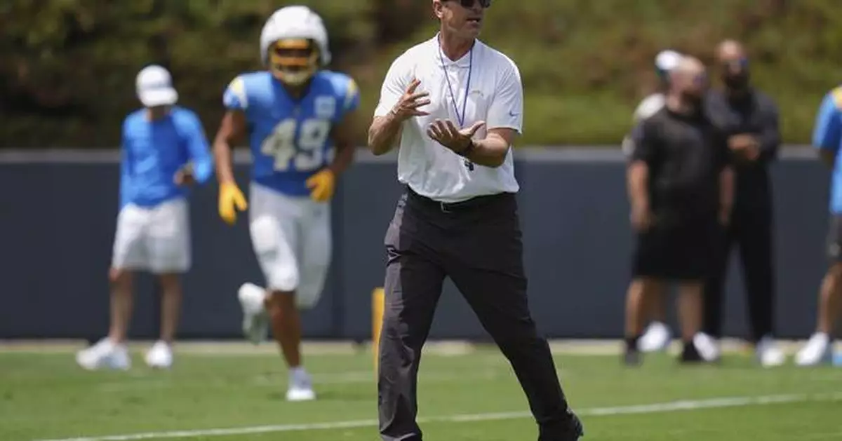 Chargers back in San Diego for 2 days at school where Harbaugh landed 1st head coaching job