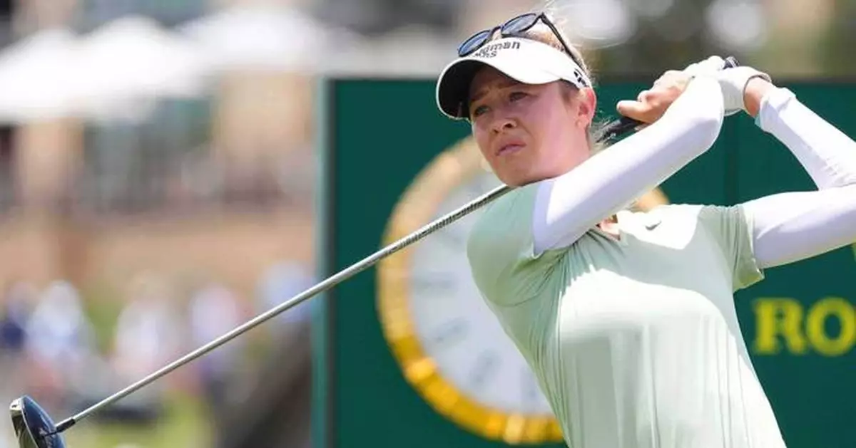 Maguire's hole-in-one gives her share of 1st-round lead at Evian Championship