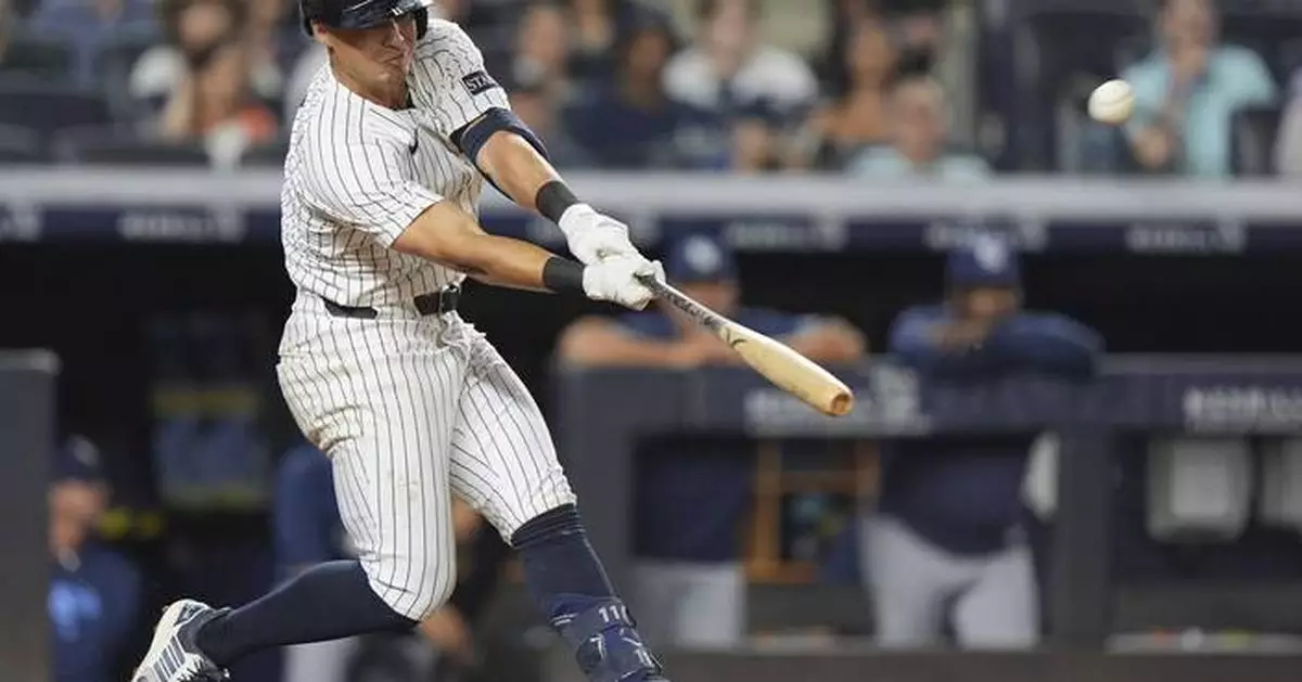 Yankees tie it 3 times in late innings before finally beating Rays 5-4 in 11