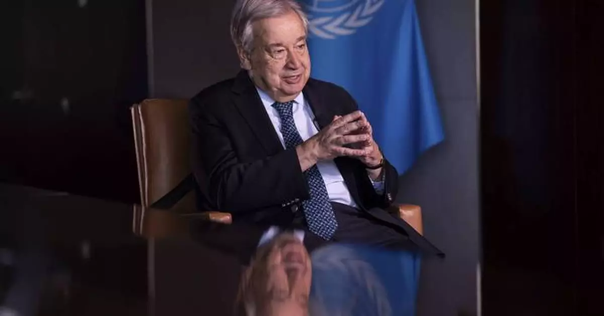 For hope on climate change, follow the money, UN chief tells AP