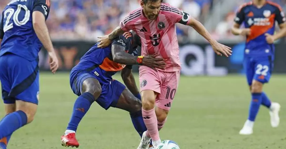 Messi's multi-goal streak ends in Inter Miami's 3-0 loss to FC Cincinnati