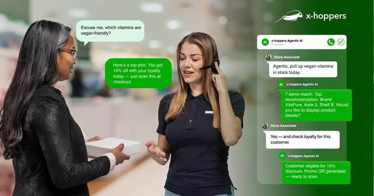 x-hoppers Launches Embedded Agentic AI to Power Smarter, Safer and Faster Retail Experiences