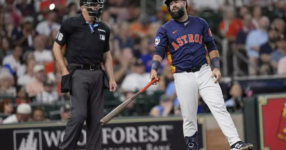 Banged-up Astros place infielder Luis Guillorme on injured list with hamstring strain