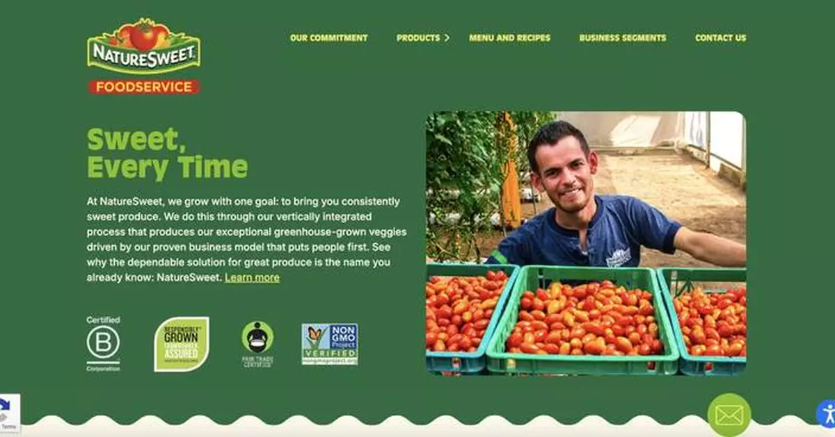 One Click to Better Ingredients: NatureSweet® Launches Website Built for Foodservice Professionals