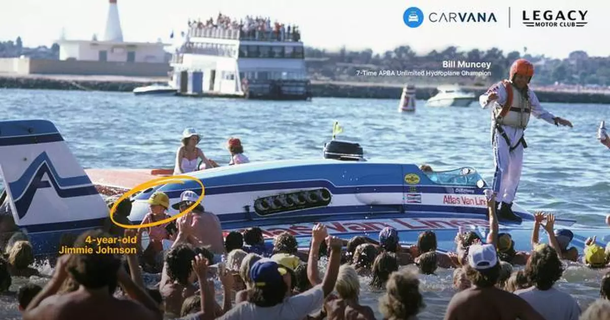Carvana Supports Jimmie Johnson’s Childhood Dream at Seattle’s Seafair Festival