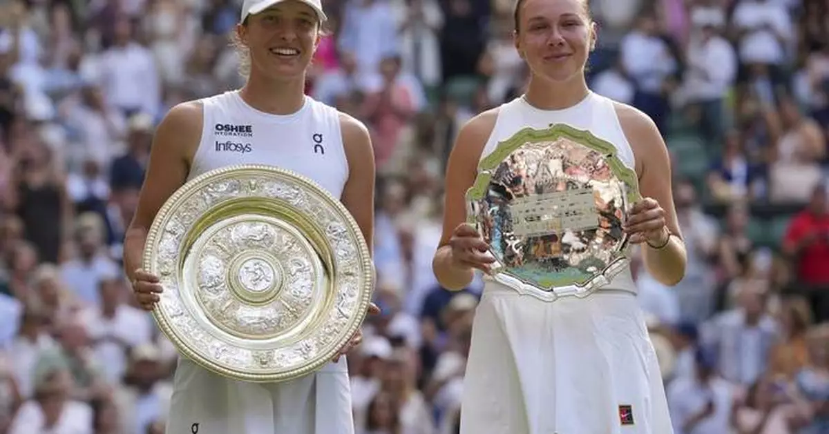 Iga Swiatek is at No. 3 after Wimbledon and Amanda Anisimova is in the top 10. Sinner still No. 1