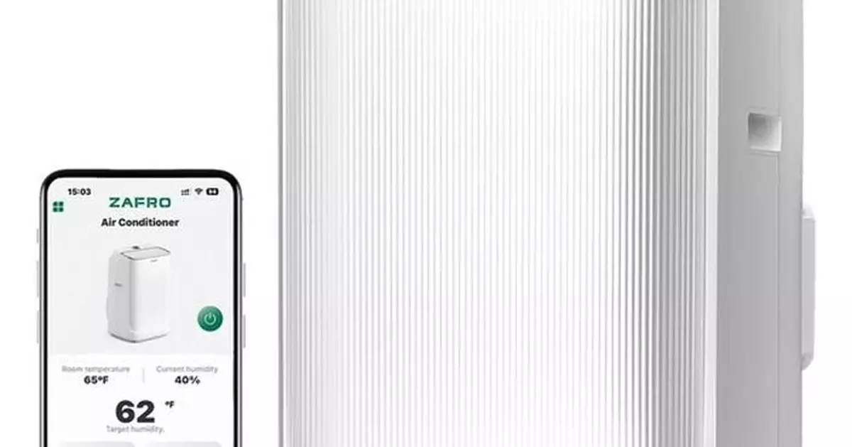 Zafro Unveils Ultra-Quiet, High-Efficiency Portable Air Conditioner with Smart Control for Summer 2025