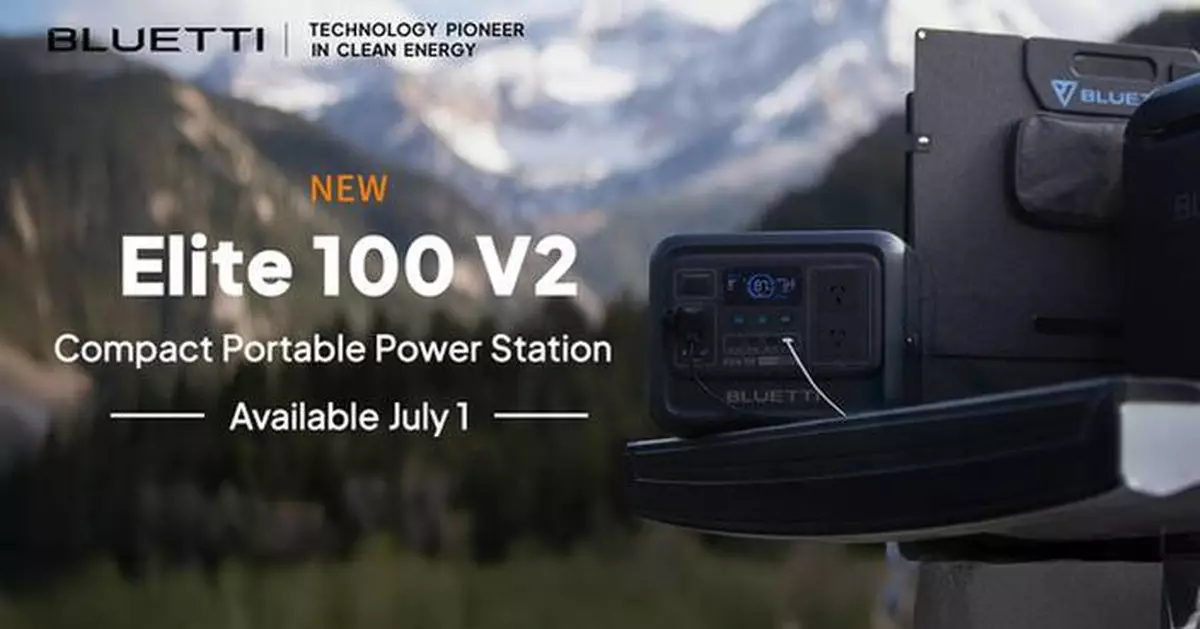 BLUETTI's New Elite 100 V2, Elite 30 V2 Available on July 1st in Australia