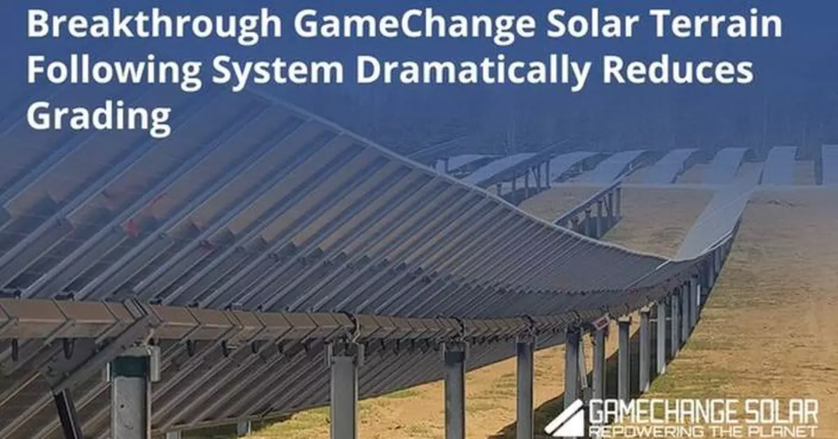 Breakthrough GameChange Solar Terrain Following System Dramatically Reduces Grading