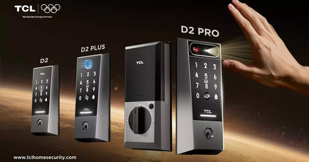 TCL Unveils D2 Pro Palm Vein Smart Lock with 0.3-Second Unlocking--Open 'Like Iron Man' to Redefine Home Security