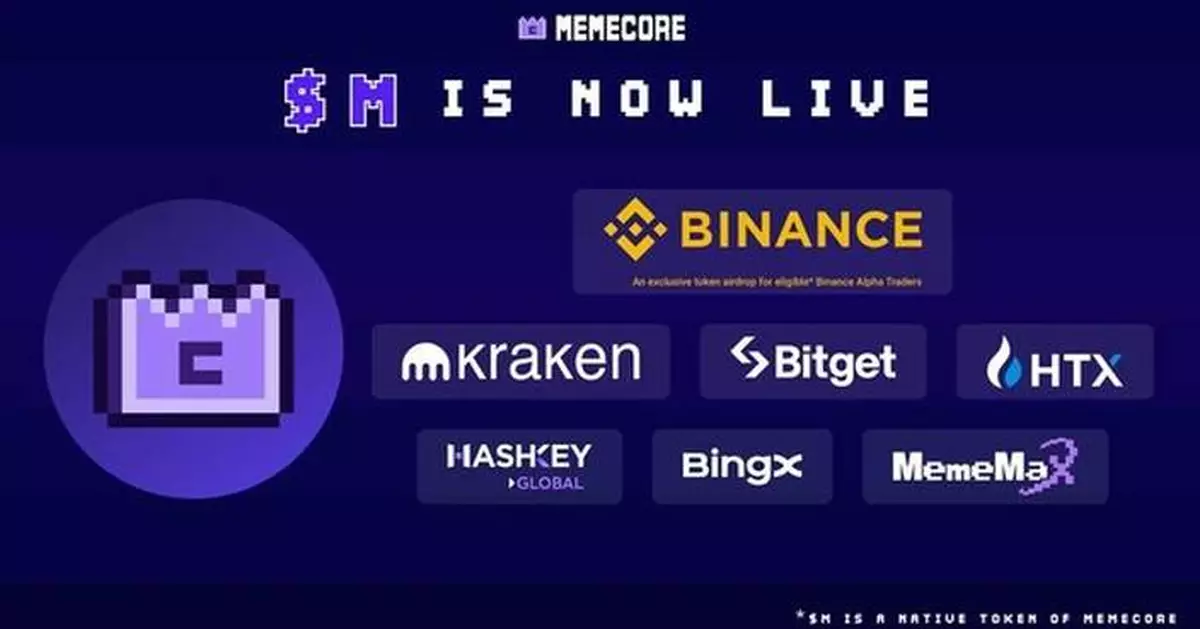 MemeCore Announces $M Token Listing on Major Centralized Exchanges
