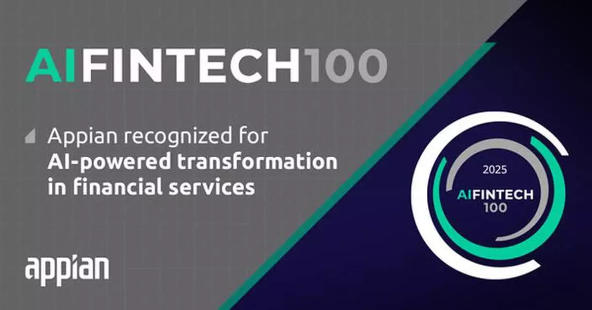 Appian Recognised in the 2025 AIFinTech100 List for Transforming Financial Services with AI