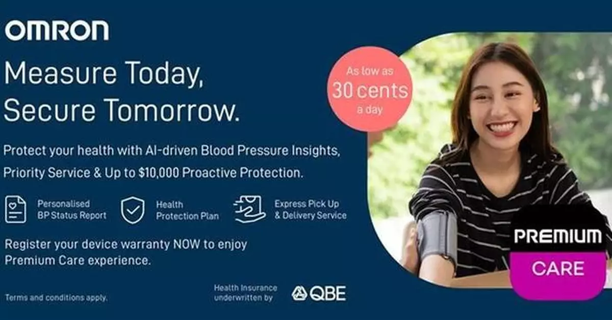 OMRON Healthcare Singapore partners with bolttech and QBE to launch innovative embedded health solution