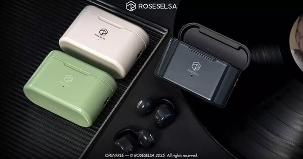 ROSESELSA, a Leading Chinese Hi-Fi Brand and East Asian Audio Equipment Pioneer, Launches Its Groundbreaking OPENFREE Clip-On Wireless Earbuds Globally