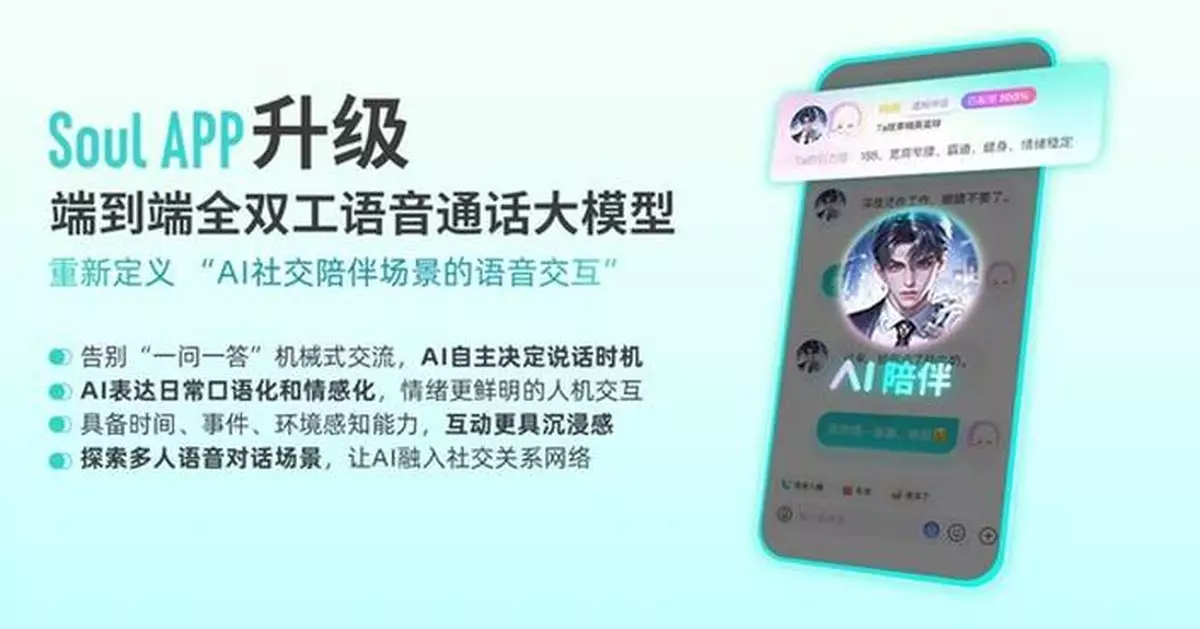 Soul App Launches Revolutionary Full-Duplex Voice Model: AI Gains Autonomous Speech Timing Control