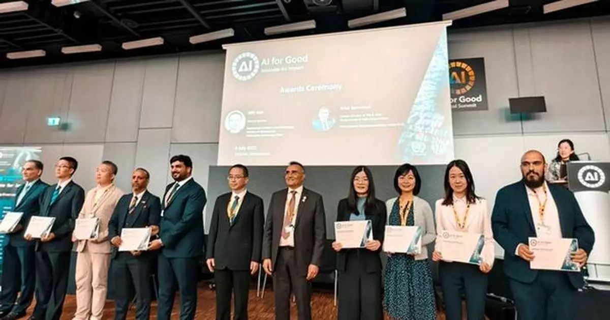 vivo Wins Innovate for Impact Use Case Award at the ITU AI for Good Global Summit