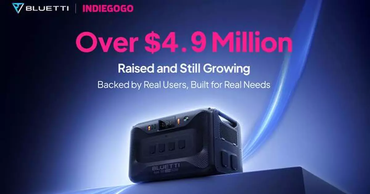 BLUETTI Apex 300 Hits $4.9M on Indiegogo Ahead of Retail Launch