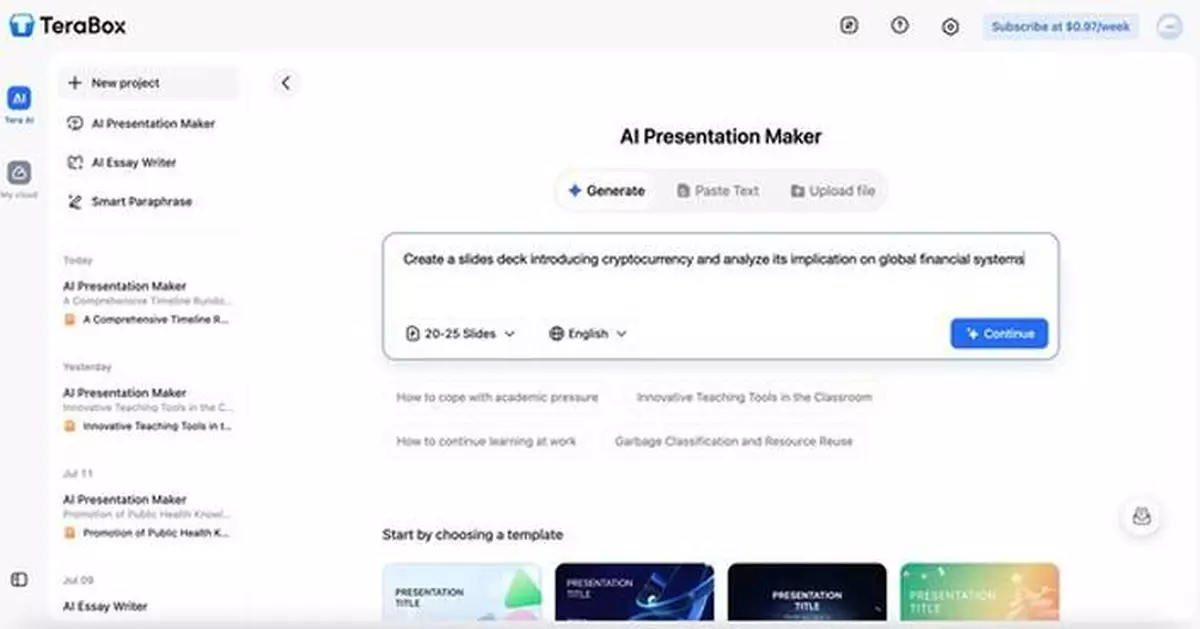 CLOUD MEETS AI: TERABOX REINVENTS ALL-IN-ONE AI PRODUCTIVITY PLATFORM