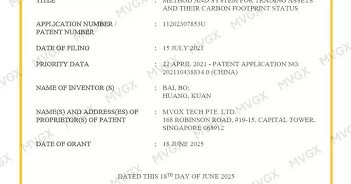 Carbon Stablecoin Framework Patented by Singapore's Alpha Ladder Group, Advancing Sustainable and Equitable Cross-border Payments &amp; FX Infrastructure
