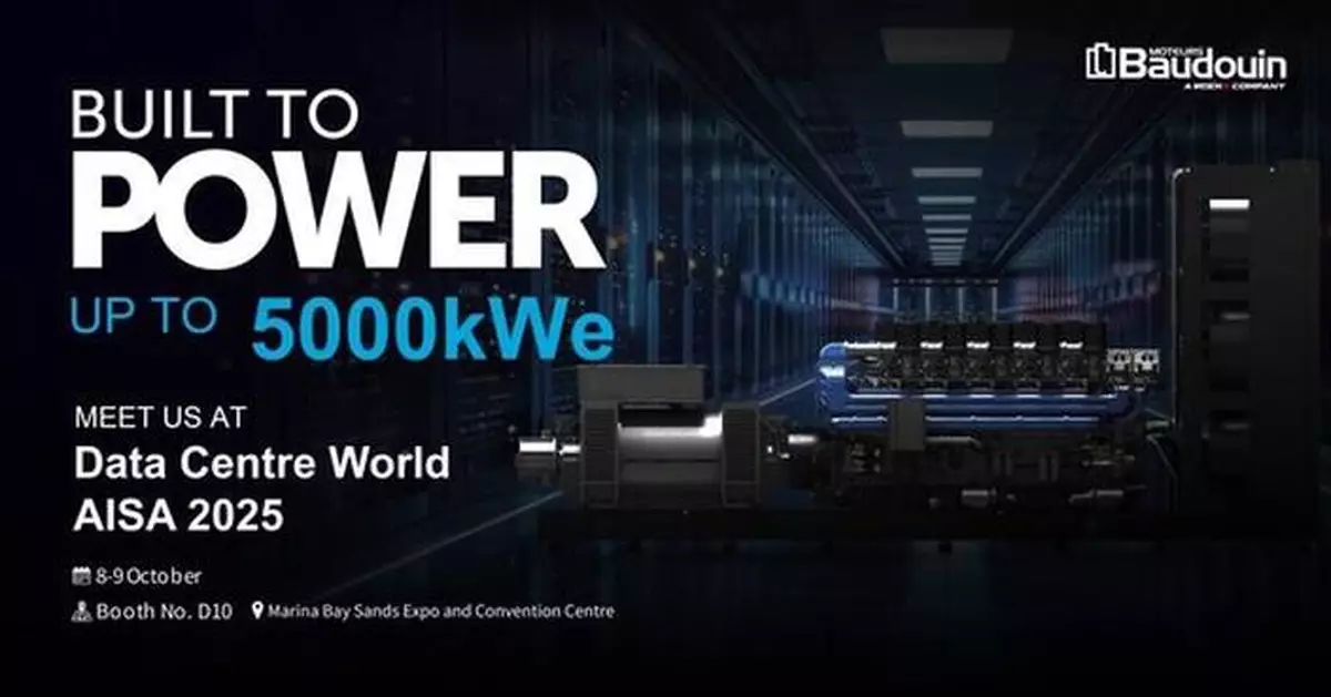 Baudouin Unveils Game-Changing 20M61 Genset at Data Centre World Asia 2025