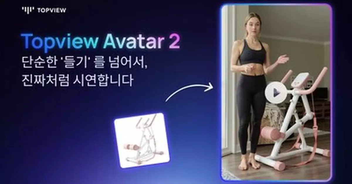 Topview AI Unveils the World's First AI Avatar That Can Wear, Sit On, and Showcase Any Product -- Not Just Hold It.