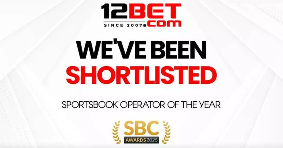 12BET Shortlisted for Sportsbook Operator of the Year at SBC Awards 2025