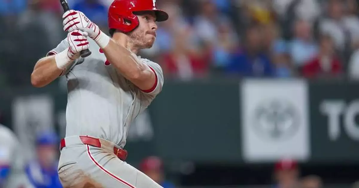 Max Kepler has go-ahead hit as Phillies beat Rangers 3-2 and hand deGrom his 3rd loss in a row