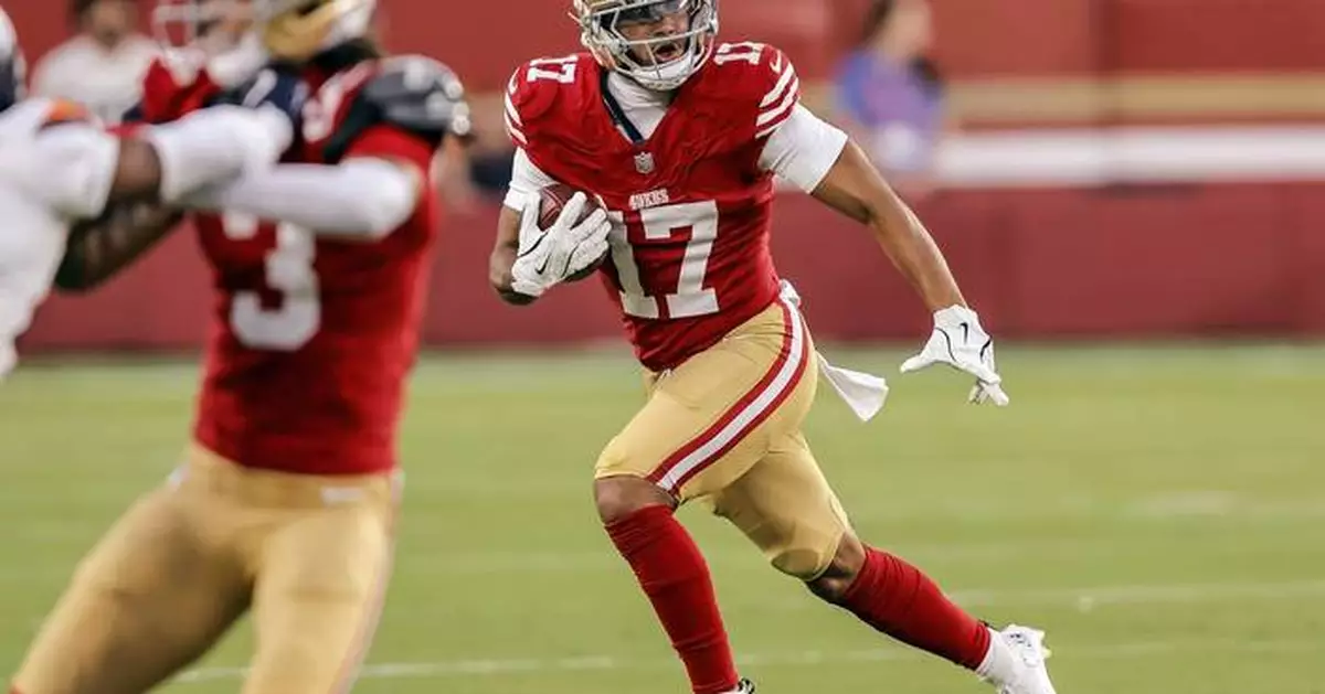 49ers' receiving group takes another hit with Jordan Watkins' injury
