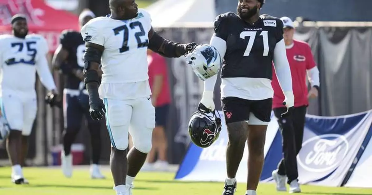 Panthers re-sign longtime RT Taylor Moton to a 2-year, $44M extension, AP sources says