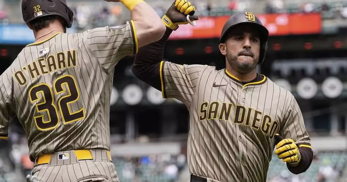 Resurgent Padres atop NL West ahead of 3-game series at rival Dodgers beginning Friday night