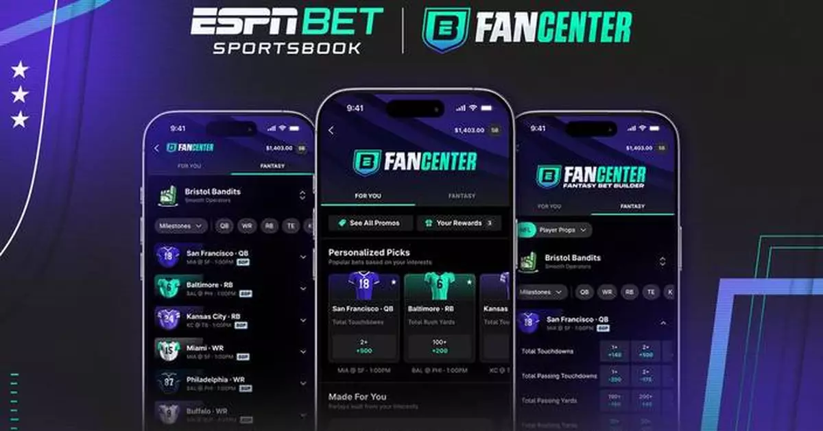 ESPN BET and ESPN Enhance Sportsbook Experience with New FanCenter Feature