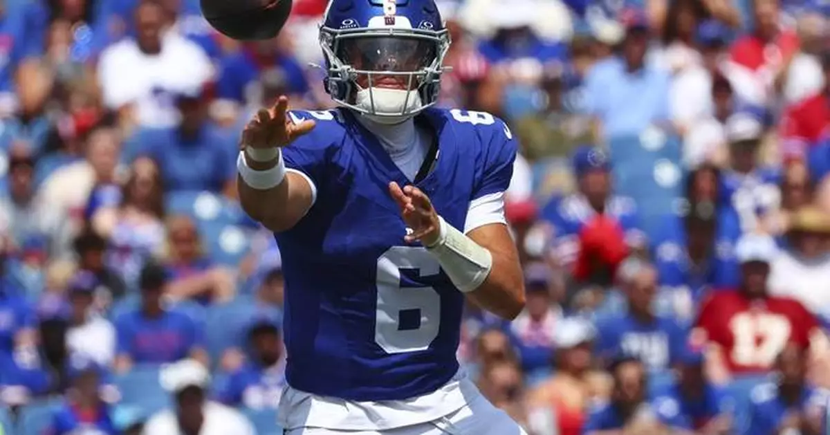 Russell Wilson and Jaxson Dart show promise in Giants' 34-25 preseason win at Bills