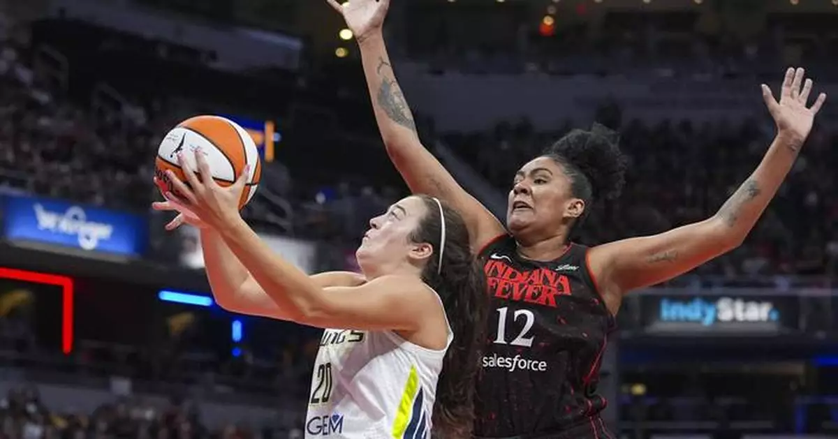 Maddy Siegrist scores 22 and Dallas holds on for an 81-80 win after the Fever close on a 19-3 run