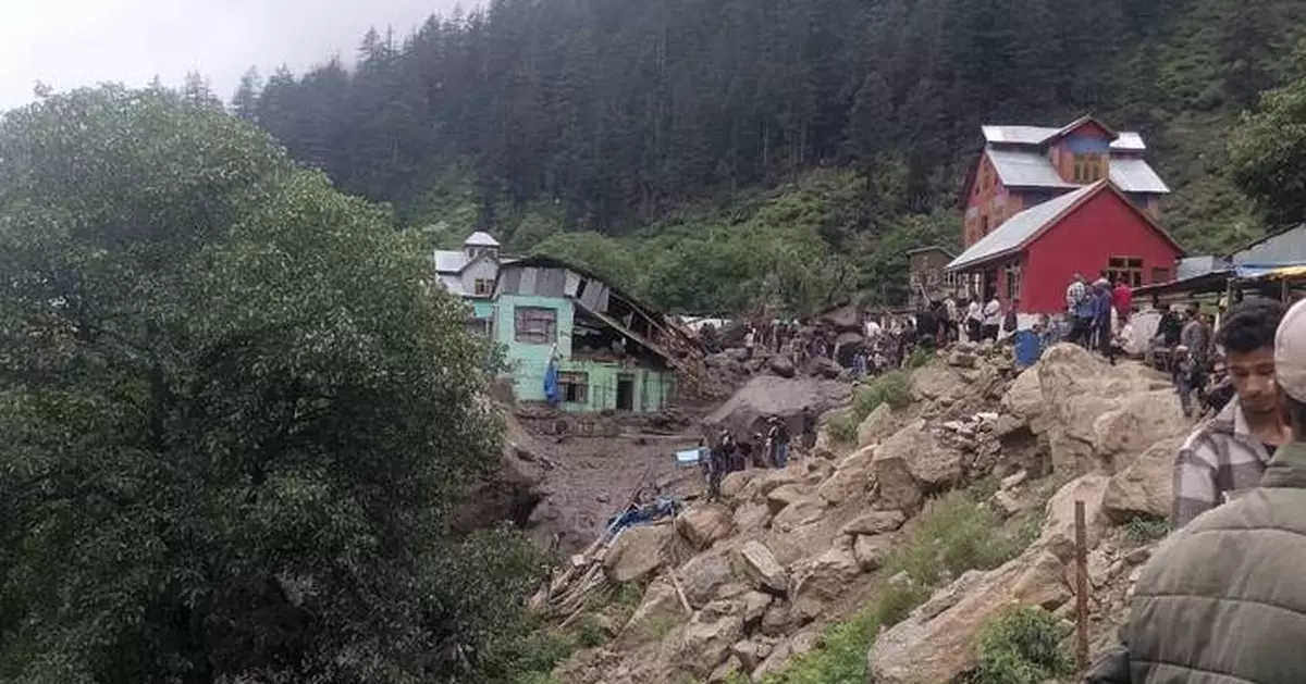 Torrential rains trigger flash floods in Kashmir, killing at least 56 and leaving scores missing