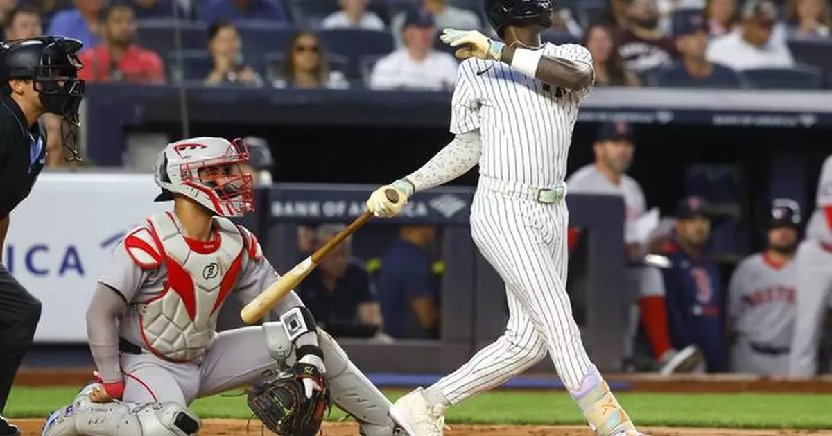 Chisholm and Grisham both homer twice as Yankees beat Red Sox 7-2 to avoid 4-game sweep