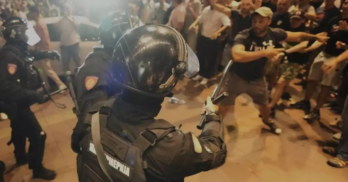 Clashes erupt for a second day at anti-government protests in Serbia in a major escalation