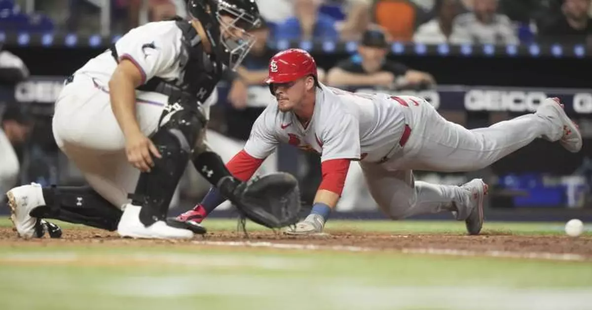 Cardinals snap 5-game losing streak with 8-3 win over Marlins
