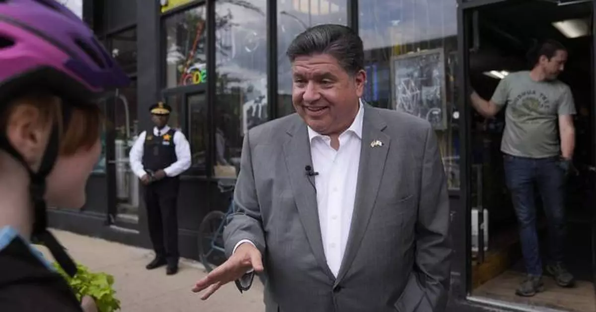 Guard not needed in Chicago, Pritzker tells AP during tour of city to counter Trump’s crime claims