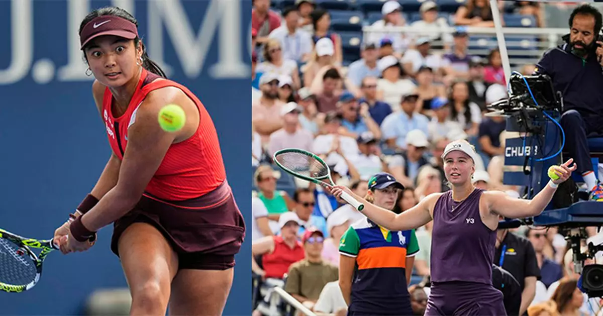 Eala is the first woman from the Philippines to win a Slam match. She got help from video review