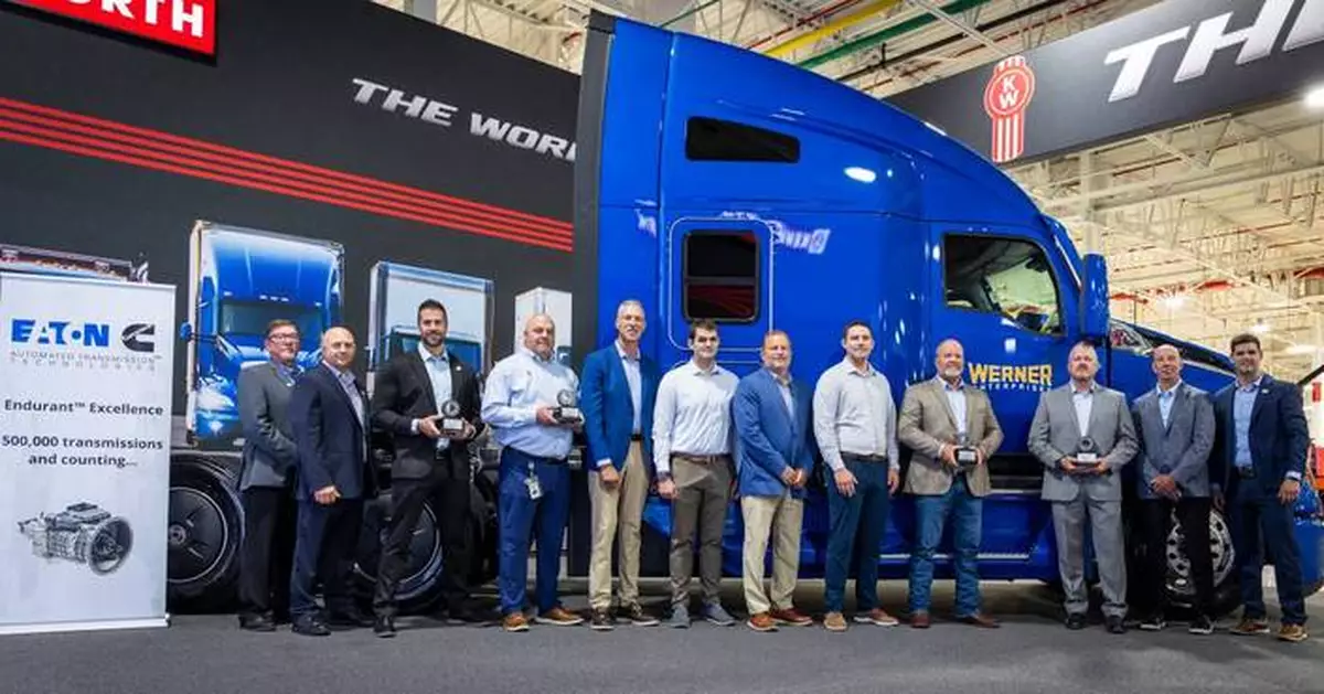 Eaton Cummins Automated Transmission Technologies Celebrates 500,000th Endurant Transmission Milestone with Werner