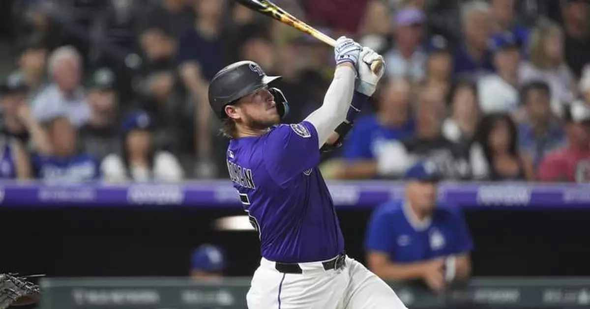 Rockies rough up Ohtani in his 1st start at Coors Field and beat Dodgers 8-3