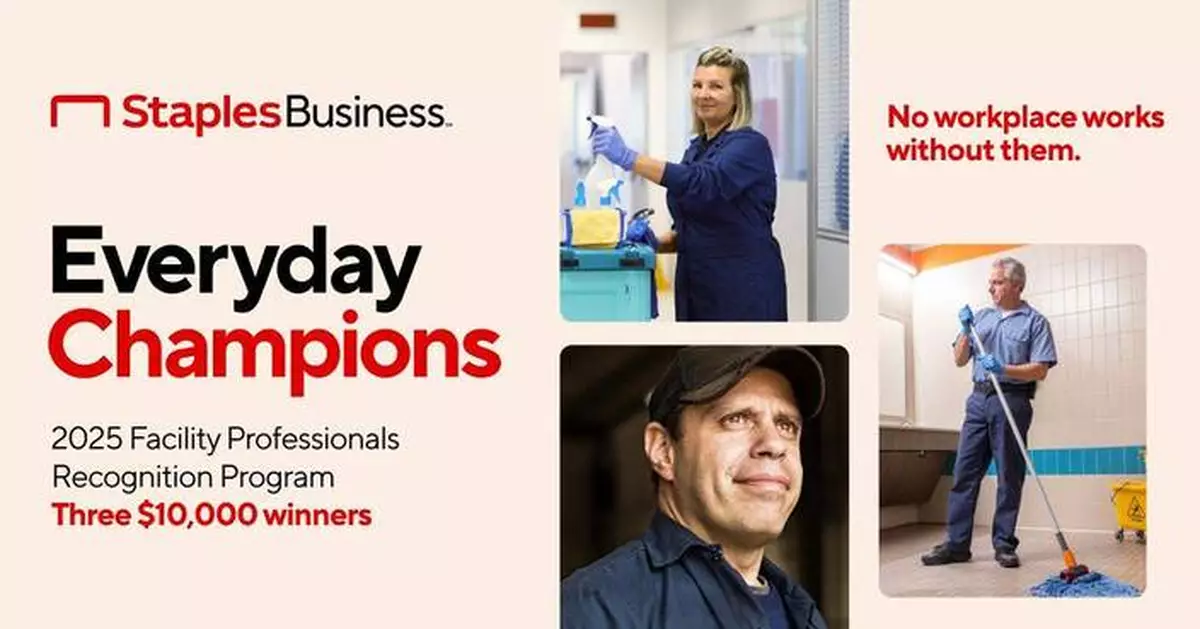 Staples Business Launches First “Everyday Champions” Contest to Celebrate Janitorial and Facility Professionals
