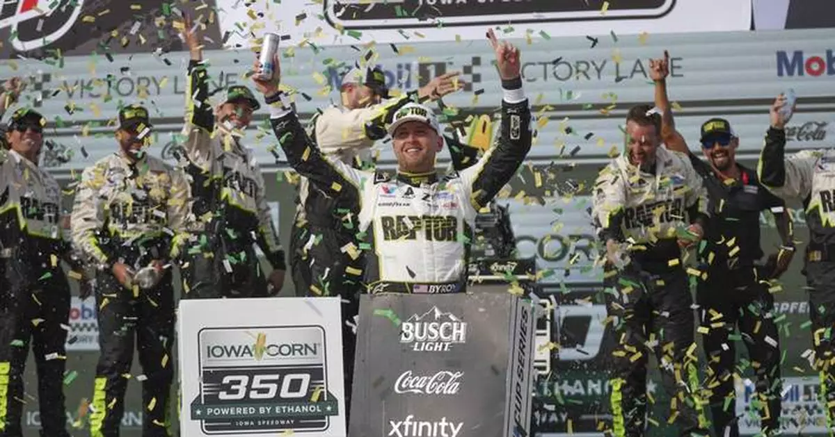 Byron secures first win since Daytona 500 and F1's McLaren duo collect another 1-2 finish