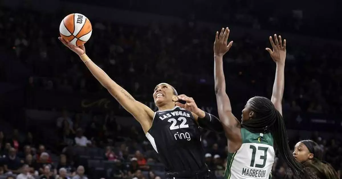 A’ja Wilson scores 29 on her 29th birthday to help the Aces beat the Storm 90-86