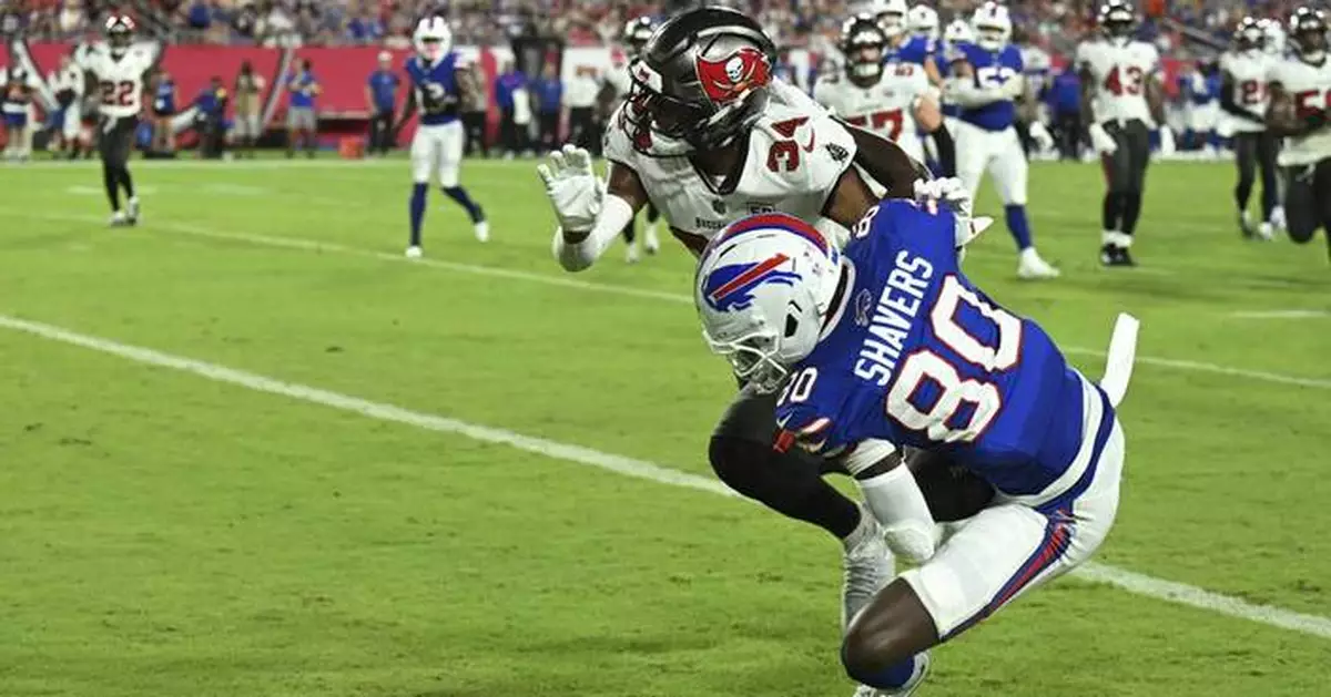 With Josh Allen sitting out, Shane Buechele leads Bills to a 23-19 preseason victory over the Bucs
