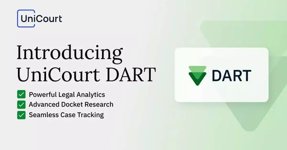 UniCourt Launches New Docket Analytics, Research, Tracking Product: UniCourt DART