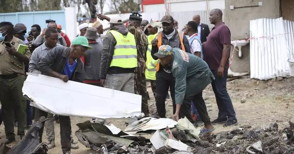 An air ambulance crash kills at least 6 people just outside Kenya's capital