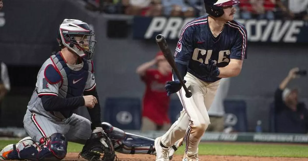 Kyle Manzardo's RBI single in 10th inning gives Guardians 3-2 win over Twins